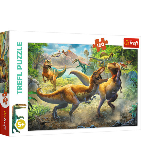 TF Puzzle - "160" - Fighting Tyrannosaurs